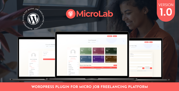 MicroLab – Micro Job Freelancing WordPress Plugin Preview - Rating, Reviews, Demo & Download