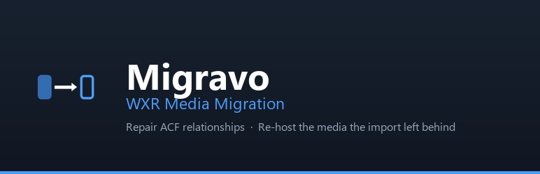 Migravo WXR Media Migration Preview Wordpress Plugin - Rating, Reviews, Demo & Download