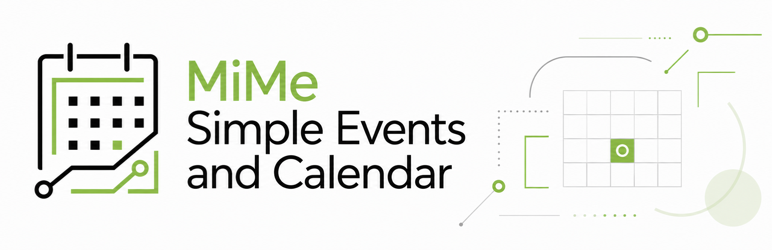 MiMe Simple Events And Calendar Preview Wordpress Plugin - Rating, Reviews, Demo & Download