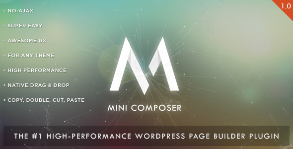 Mini Composer: High-Performance Wordpress Page Builder Plugin Preview - Rating, Reviews, Demo & Download