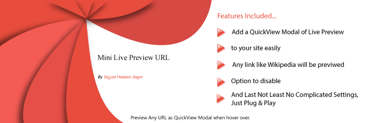 Mini Live Preview URL Preview Wordpress Plugin - Rating, Reviews, Demo & Download