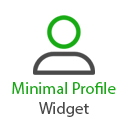 Minimal Profile Widget