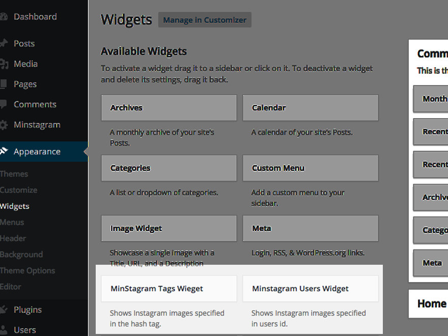 Minstagram Preview Wordpress Plugin - Rating, Reviews, Demo & Download