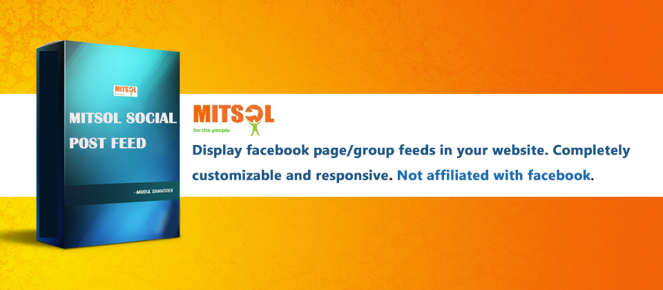 Mitsol Social Post Feed Preview Wordpress Plugin - Rating, Reviews, Demo & Download