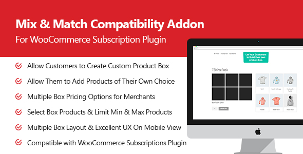 Mix & Match Pro Add-on For Subscription Plugin Preview - Rating, Reviews, Demo & Download