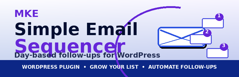 MKE Simple Email Sequencer Preview Wordpress Plugin - Rating, Reviews, Demo & Download