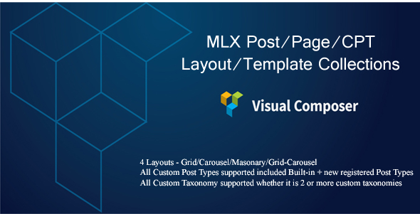 MLX Post/Page/CPT Layout/Template Collections – Visual Composer Add-on Preview Wordpress Plugin - Rating, Reviews, Demo & Download