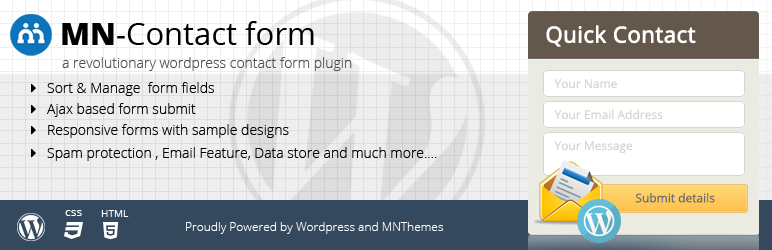 MN Contact Form Preview Wordpress Plugin - Rating, Reviews, Demo & Download