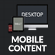 Mobile Content – Mobile Detection WordPress Plugin