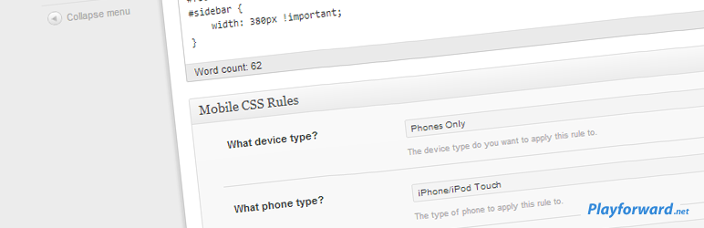 Mobile CSS Preview Wordpress Plugin - Rating, Reviews, Demo & Download
