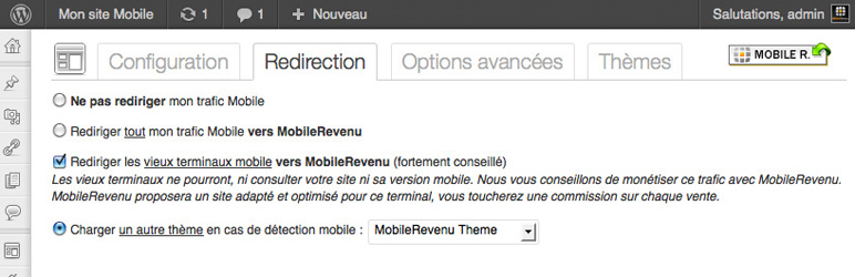 MobileRevenu Preview Wordpress Plugin - Rating, Reviews, Demo & Download
