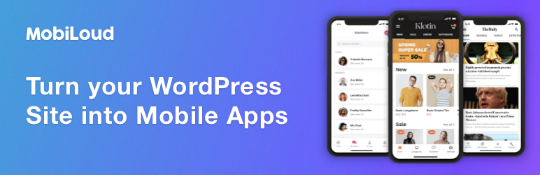 MobiLoud – WordPress Mobile Apps – Convert Your WordPress Website To Native Mobile Apps Preview - Rating, Reviews, Demo & Download