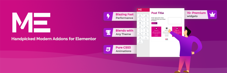 Modern Addons For Elementor Page Builder Preview Wordpress Plugin - Rating, Reviews, Demo & Download