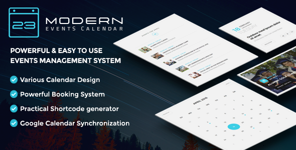 Modern Events Calendar – Responsive Event Scheduler & Booking Plugin for Wordpress Preview - Rating, Reviews, Demo & Download