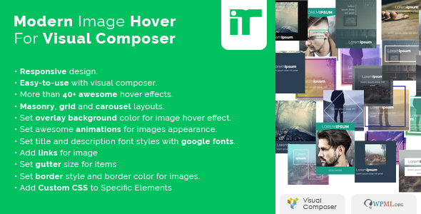 Modern Image Hover Effects For WPBakery Preview Wordpress Plugin - Rating, Reviews, Demo & Download