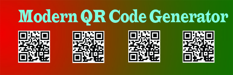 Modern QR Code Generator Preview Wordpress Plugin - Rating, Reviews, Demo & Download