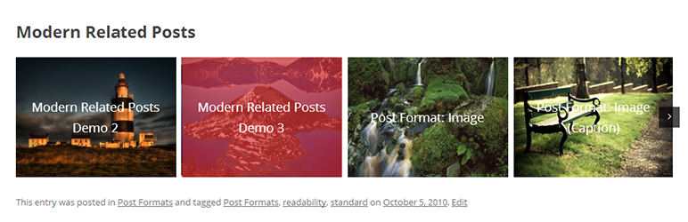 Modern Related Posts Preview Wordpress Plugin - Rating, Reviews, Demo & Download