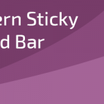 Modern Sticky Adbar