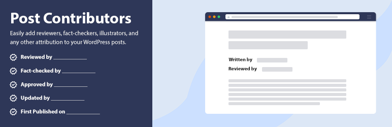 Molongui Post Contributors: Multi-Role Contributor Attribution Preview Wordpress Plugin - Rating, Reviews, Demo & Download