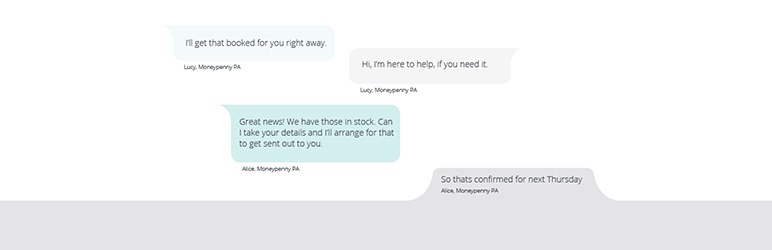 Moneypenny Live Chat Preview Wordpress Plugin - Rating, Reviews, Demo & Download