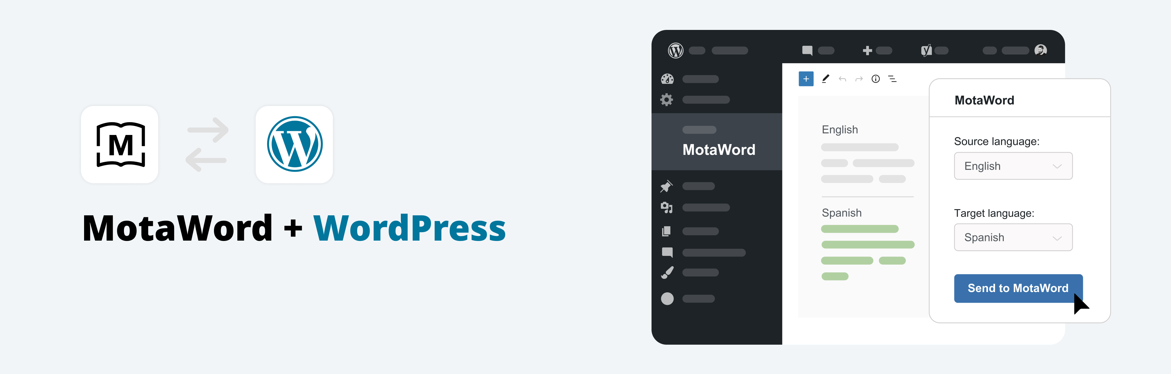 MotaWord Translation Preview Wordpress Plugin - Rating, Reviews, Demo & Download