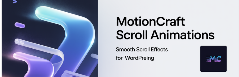 MotionCraft Scroll Animations Preview Wordpress Plugin - Rating, Reviews, Demo & Download