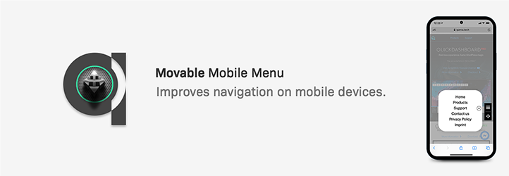 Movable Mobile Menu Preview Wordpress Plugin - Rating, Reviews, Demo & Download