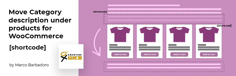 Move Category Description Under Products For WooCommerce Preview Wordpress Plugin - Rating, Reviews, Demo & Download