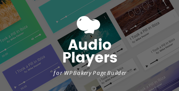 MP3 Audio Players For WPBakery Page Builder Preview Wordpress Plugin - Rating, Reviews, Demo & Download