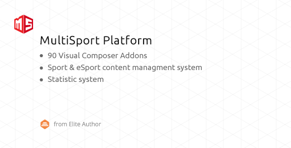 MSP – MultiSport & ESport WordPress Plugin With 90 Visual Composer Addons Preview - Rating, Reviews, Demo & Download