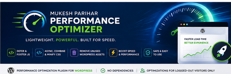 Mukesh Parihar Performance Optimizer Preview Wordpress Plugin - Rating, Reviews, Demo & Download