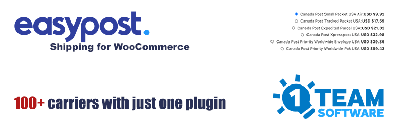 Multi-Carrier EasyPost Shipping Methods & Address Validation For WooCommerce Preview Wordpress Plugin - Rating, Reviews, Demo & Download