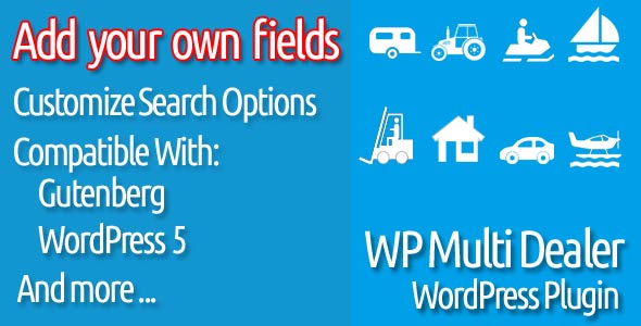 Multi Dealer And Real Estate Agent/Agency WordPress Plugin Preview - Rating, Reviews, Demo & Download