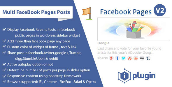 Multi FaceBook Pages & Groups Posts Preview Wordpress Plugin - Rating, Reviews, Demo & Download