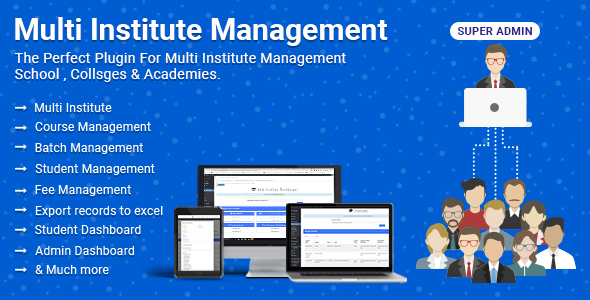 Multi Institute Management Preview Wordpress Plugin - Rating, Reviews, Demo & Download
