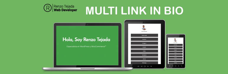 Multi Link In Bio Preview Wordpress Plugin - Rating, Reviews, Demo & Download