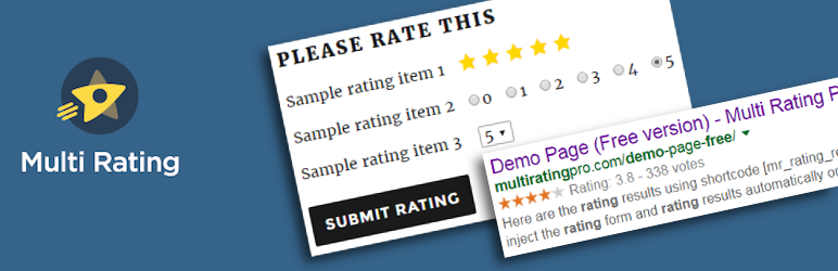 Multi Rating Preview Wordpress Plugin - Rating, Reviews, Demo & Download