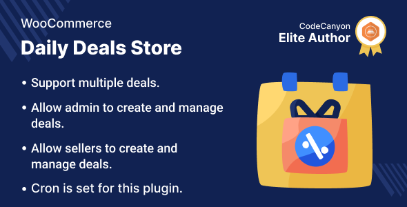 Multi Vendor Daily Deals Plugin For WooCommerce Preview - Rating, Reviews, Demo & Download
