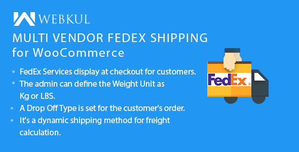 Multi Vendor FedEx Shipping For WooCommerce Preview Wordpress Plugin - Rating, Reviews, Demo & Download