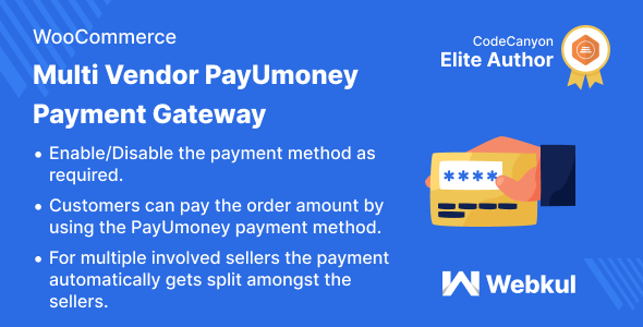 Multi Vendor PayUmoney Payment Gateway For WooCommerce Preview Wordpress Plugin - Rating, Reviews, Demo & Download