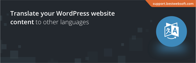 Multilanguage By BestWebSoft – WordPress Translation Plugin And Language Switcher Preview - Rating, Reviews, Demo & Download