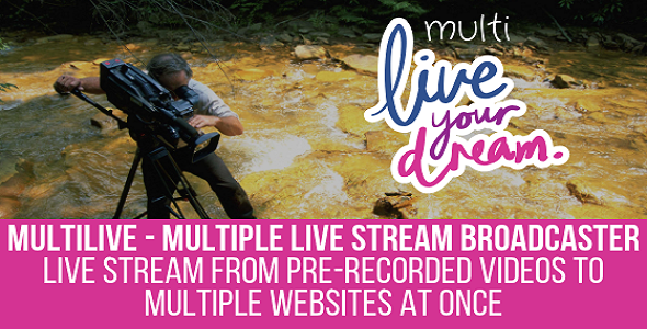 MultiLive – Multiple Live Stream Broadcaster Plugin For WordPress Preview - Rating, Reviews, Demo & Download