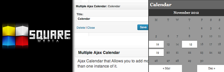 Multiple Ajax Calendar Preview Wordpress Plugin - Rating, Reviews, Demo & Download