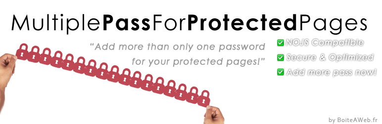 Multiple Passwords For Protected Pages Preview Wordpress Plugin - Rating, Reviews, Demo & Download