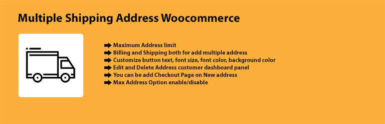 Multiple Shipping Address Woocommerce Preview Wordpress Plugin - Rating, Reviews, Demo & Download