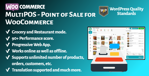 MultiPOS – Point Of Sale (POS) For WooCommerce Preview Wordpress Plugin - Rating, Reviews, Demo & Download