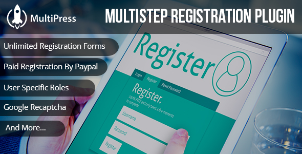 MultiPress Pro – WP Multi Step Registration Form Plugin Preview - Rating, Reviews, Demo & Download