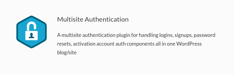 Multisite Auth Preview Wordpress Plugin - Rating, Reviews, Demo & Download