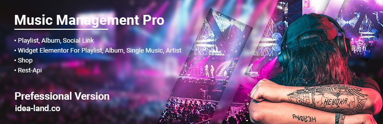 Music Management Pro Preview Wordpress Plugin - Rating, Reviews, Demo & Download