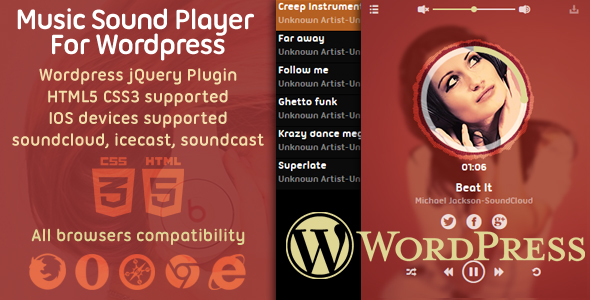 Music Player Plugin For Wordpress Wpbakery And Elementor Builder Preview - Rating, Reviews, Demo & Download